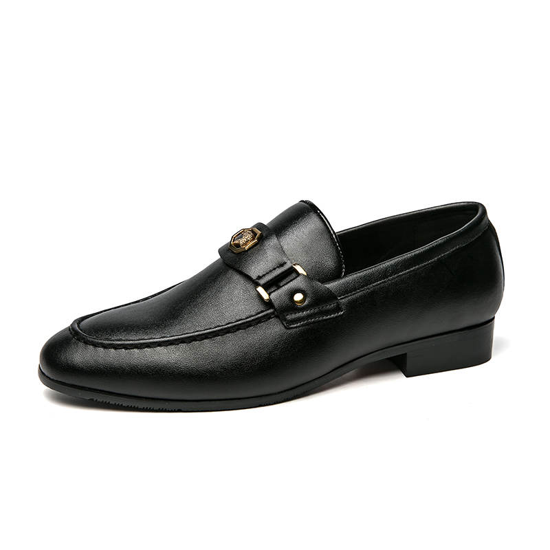 Size 48 New Stylish Men's High Quality Fashion Leather Loafer Casual Slip On Dress Shoes