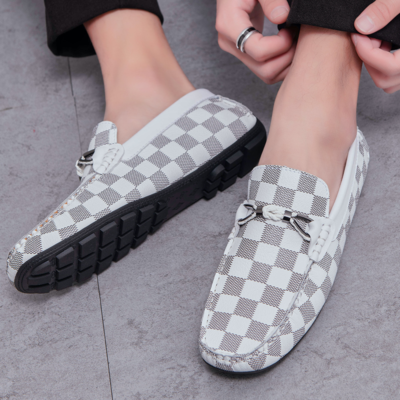 Summer Party Wedding Easy Wear Loafers For Without Laces Black Colour Cow Leather Genuine Flat Dress Shoes